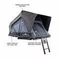 Overland Vehicle Systems XD Sherpa S2S - Soft Sided Roof Top Tent 2 Person Grey Body Black Rainfly