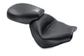 Mustang 04-09 Honda VTX1300C Wide Touring 2PC Seat w/Studs- Black