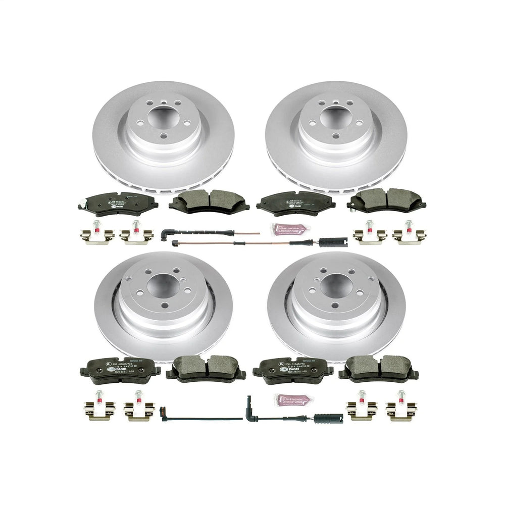 Power Stop 10-12 Land Rover Range Rover Front & Rear Euro-Stop Brake Kit