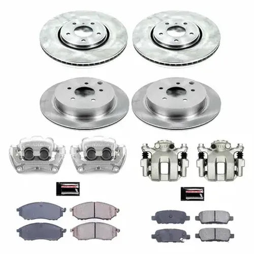 Power Stop 09-12 Infiniti FX35 Front & Rear Autospecialty Kit w/Calipers