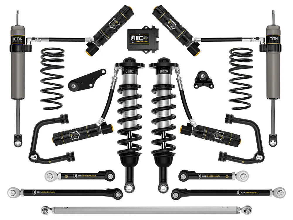 2024-2025 Toyota Tacoma 1.25-3 Inch Lift Stage 13 Suspension System Tubular Overland Rear Springs Icon Vehicle Dynamics