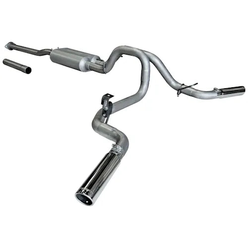 American Thunder Cat-Back Exhaust System Fits 2005-2012 Toyota Tacoma With 4.0L Engine, American Thunder, Stainless Steel, Dual Exit Exhaust System Aggressive To Moderate Sound Flowmaster