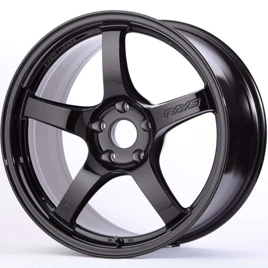Gram Lights 57CR Limited 17x7.0 +38 5x114.3 Rays Black Metal Coat