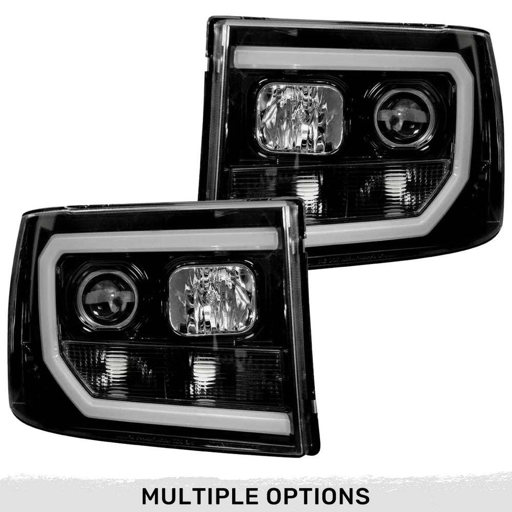Recon Truck Accessories black headlights