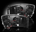 ~(22 lbs. 27X23X16)~ Dodge RAM 06-08 1500 and 06-09 2500/3500 PROJECTOR HEADLIGHTS w/ CCFL HALOS and DRL - Smoked / Black
