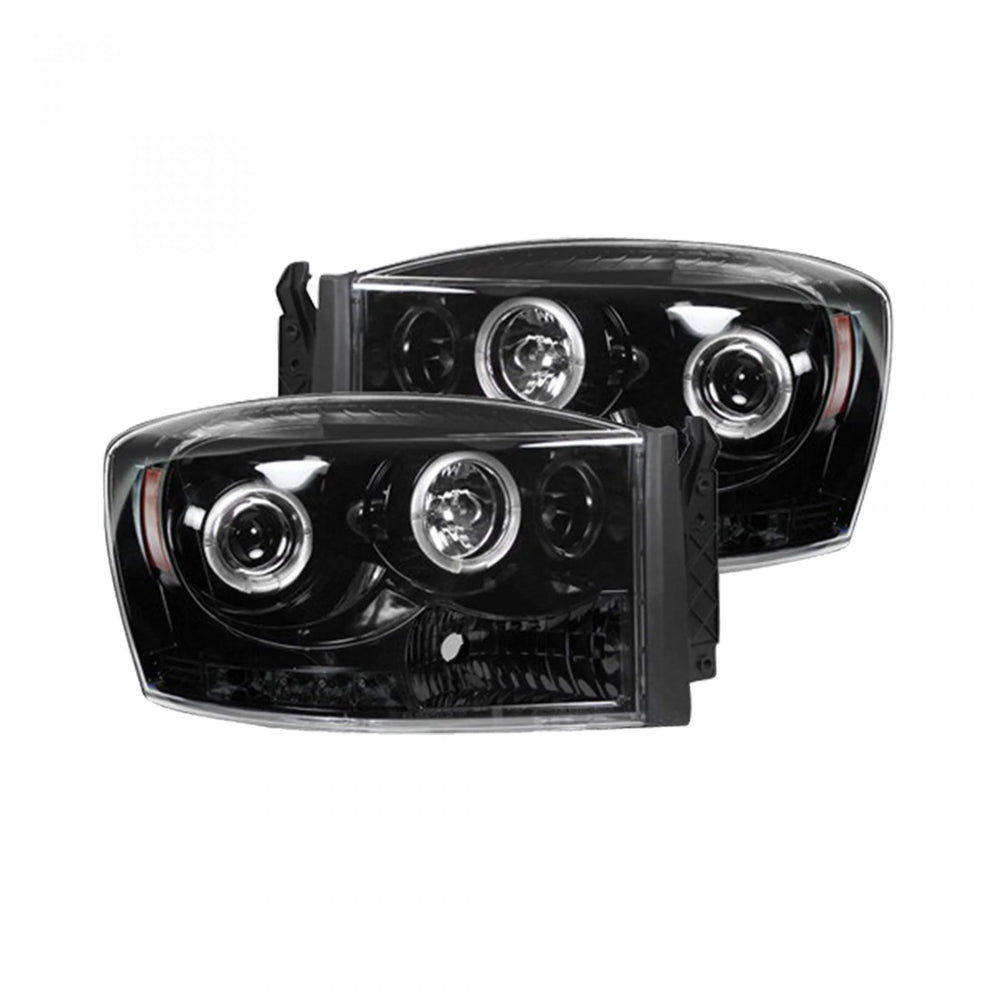 Recon Truck Accessories black headlights
