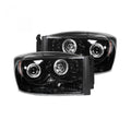 Recon Truck Accessories black headlights