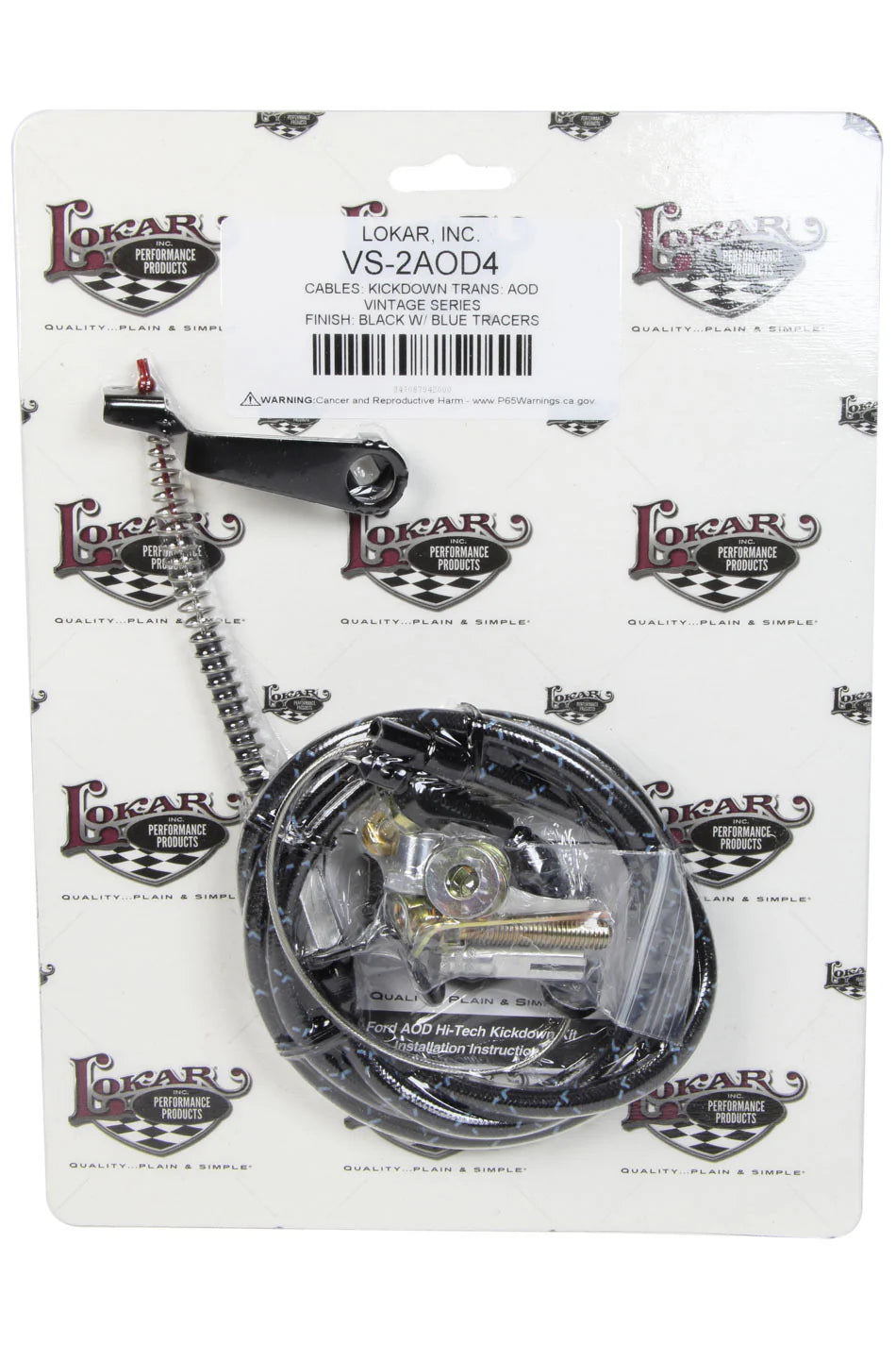 Lokar black auto part