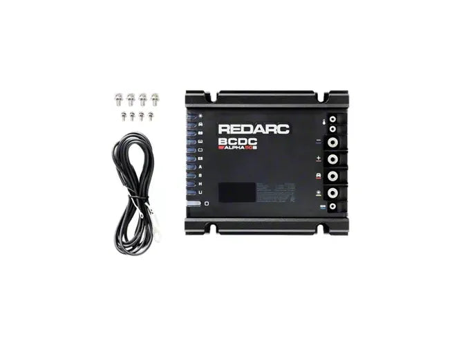 REDARC BCDC Classic 50A IN-Vehicle DC Battery Charger w/MPPT Solar Control & Smart Battery Monitor