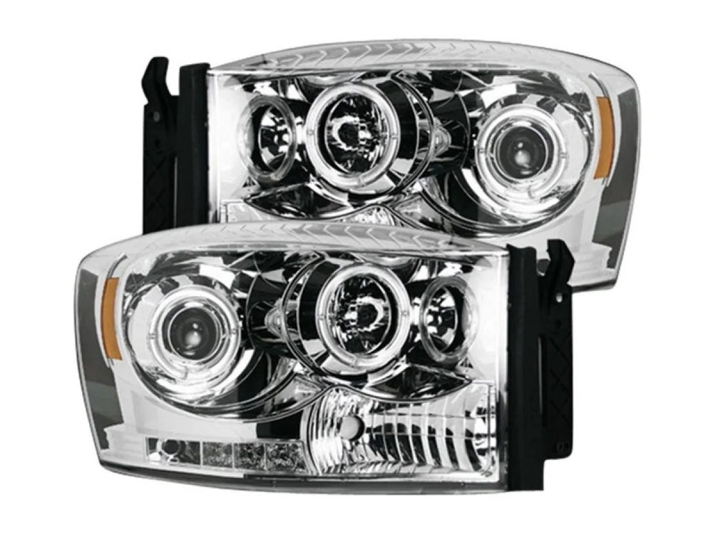 Recon Truck Accessories chrome headlights