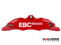 EBC Racing 17-22 Honda Civic Type-R (FK8) Red Apollo-6 Front Right Caliper