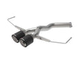 aFe axle-back exhaust installed view