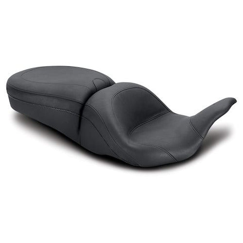 Mustang 08-21 Harley Electra Glide Std,Rd Glide,Rd King,Str Glide Touring Solo Seat w/Studs -Black