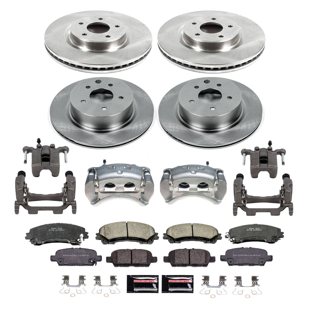 Power Stop 2023 Nissan Z Front and Rear Autospecialty Kit w/Calipers