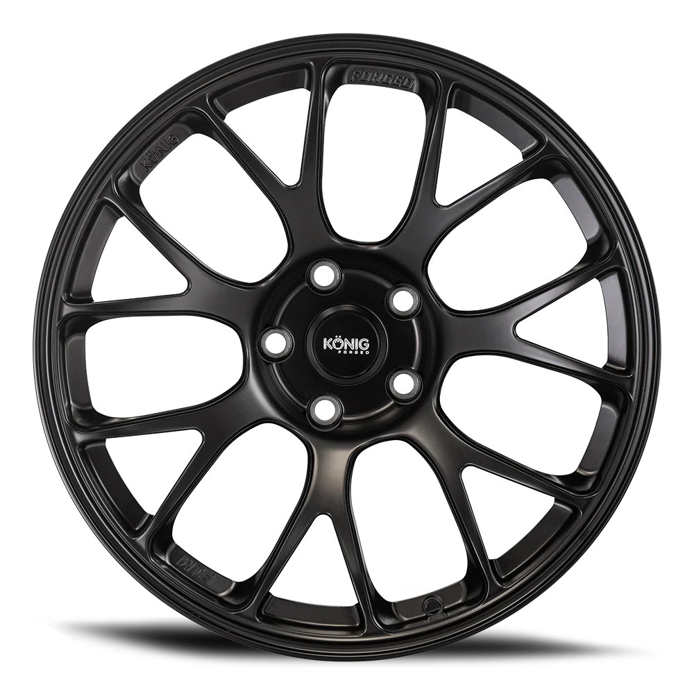 Konig Forged F1M 18X10.5 5X120 ET25 Ash Silver Knurled Bead