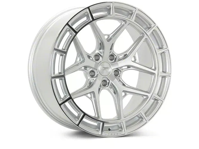 Vossen HFX-1 19x8.5 - 5x120 - ET30 - Flat Face - 72.56 - Silver Polished Wheel