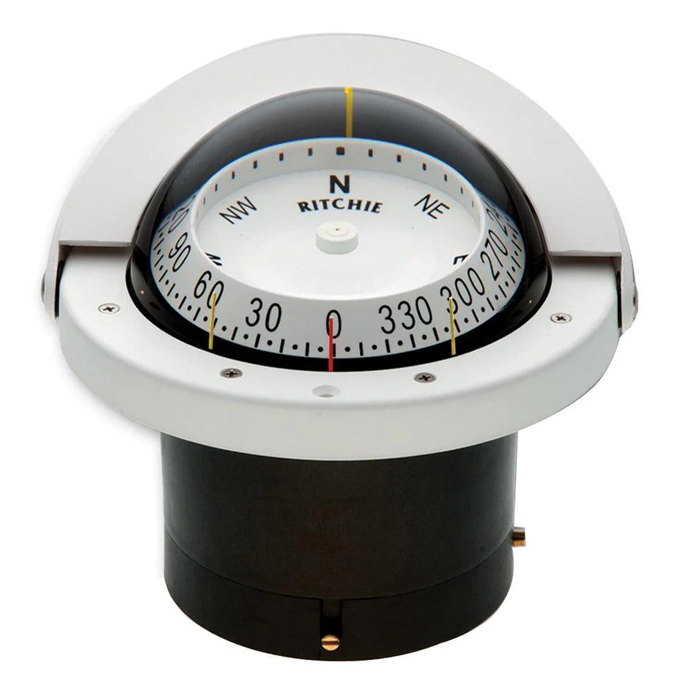 COMPASS,FLUSH MNT,4.5"COMBI,WHITE