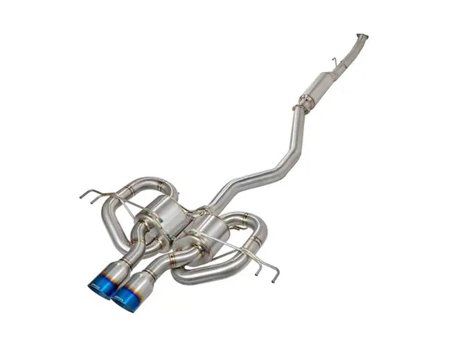Remark 17-21 Honda Civic Type-R (FK8) Sports Touring Titanium Catback Exhaust w/ Front Pipe