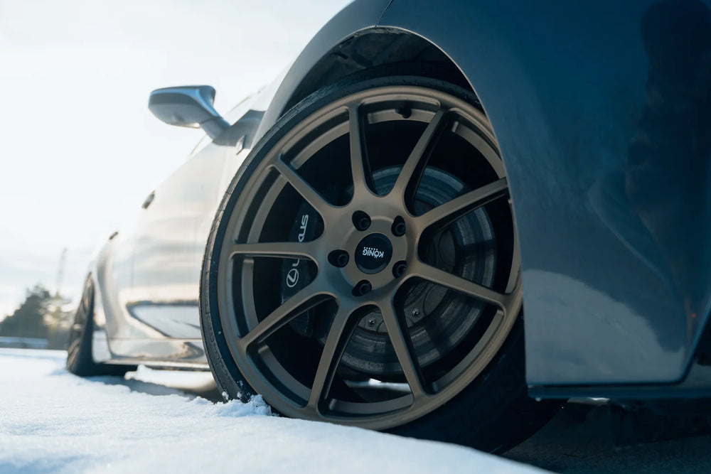Konig Wheels silver auto part