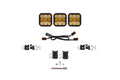 Diode Dynamics SS5 Sport Universal CrossLink 3-Pod Lightbar - Yellow Combo