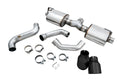 AWE Tuning cat-back exhaust detail