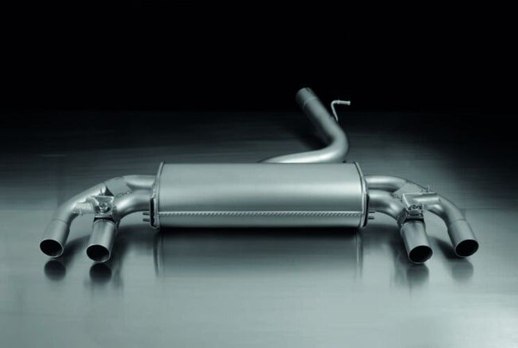 Remus 2014 Volkswagen Golf R Mk VII Axle Back Exhaust w/Connection Tubes/Polished Tail Pipe Set