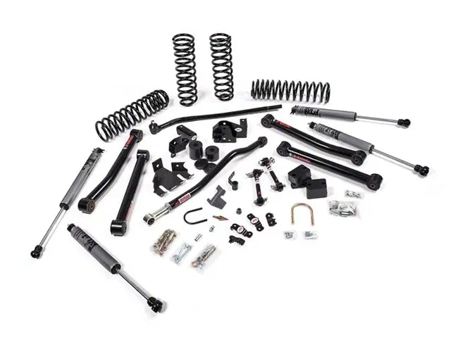 2007-2018 Jeep Wrangler JK 4 Door 3.5 Inch J-Konnect Lift Kit With Fox Remote Reservoir JSPEC