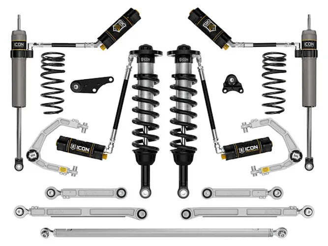 2024-2025 Toyota Tacoma 1.25-3 Inch Lift Stage 11 Suspension System Billet Overland Rear Springs Icon Vehicle Dynamics