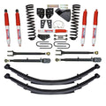 Lift Kit 8.5 Inch Lift 4-Link Conversion Includes Front/Rear Coil Springs Rear Shocks 08-10 Ford F-250 Super Duty Skyjacker