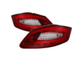 xTune Porsche 987 Cayman 06-08 / Boxster 05-08 LED Tail Lights - Red Clear ALT-ON-P98705-LED-RC