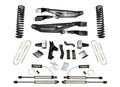 Fabtech 2023+ Ford F250/F350 4WD 6in FTS-X Radius Arm System w/ Front DL 2.25 Resi & Rear DL Shocks