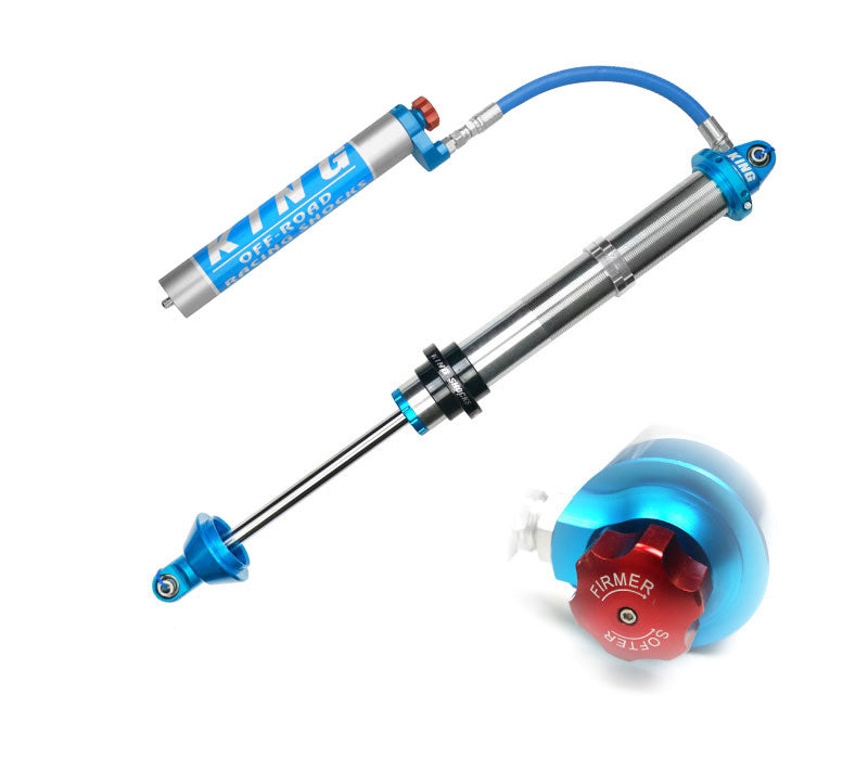 2.0 PR. COIL OVER HOSE REMOTE RESERVOIR WITH COMPRESSION ADJUSTER 7/8 SHAFT 6 IN