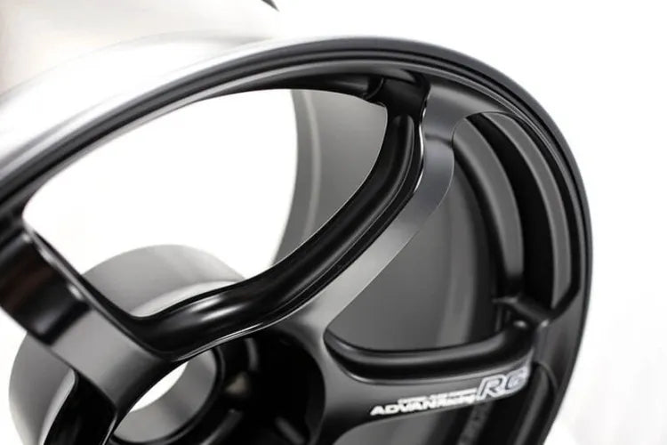 Advan RG-4 18x9 +53 5-120 Semi Gloss Black Wheel