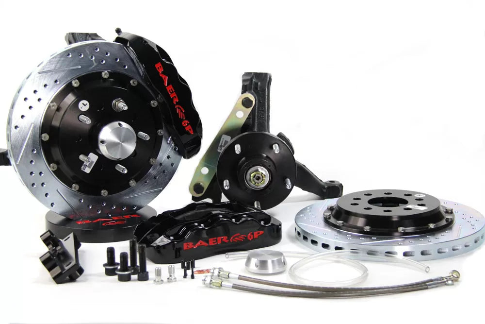 13" Pro+ Brake Sys Frt Blk 70-81 F-body