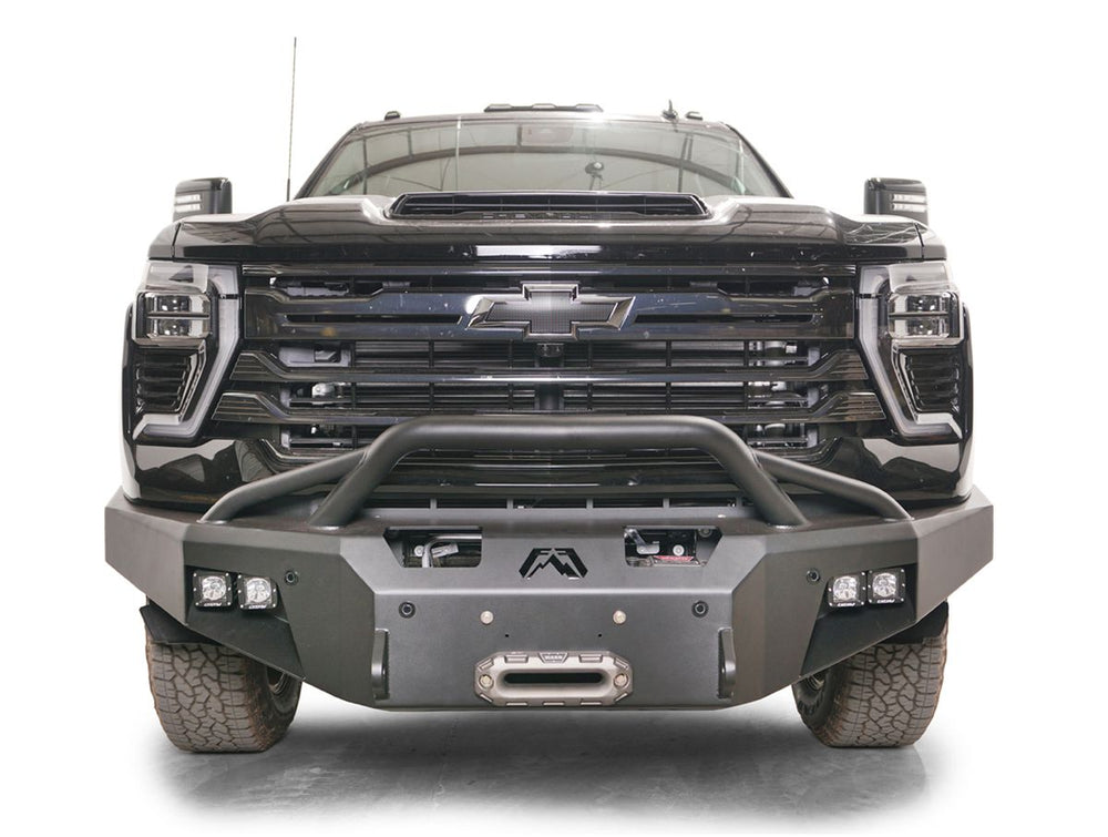 24C SILVERADO 2500/3500 HD PREMIUM FRONT BUMPER W/ PRERUNNER GUARD