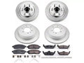 Power Stop 06-08 Lincoln Mark LT Front and Rear Z17 Coated Brake Kit