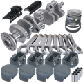 Eagle Chevy 350 3.750in Crank 6.000in H-Beam -16cc Inv Dome 4.040in Pistons Balanced Assembly