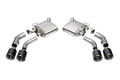 Corsa 2016-2024 Chevrolet Camaro SS / ZL1 Valved Axle-Back Exhaust w/ Black Carbon Fiber Quad Tips