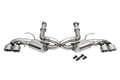 Corsa 20-25 Corvette C8 3in. Cat-Back 4.5in. Tips - Black PVD Carbon Fiber Tips