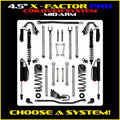 20C WRANGLER JLU 4DR 4.5IN X FACTOR PRO ALUM COIL OVER SYS W/ FAST CD ADJUSTERS