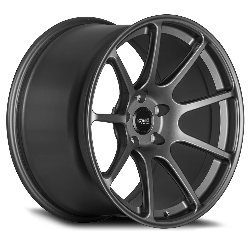 Konig Forged F5R 18x9.5 5x114.3 ET45 Ash Silver Wheel (Knurled Bead)