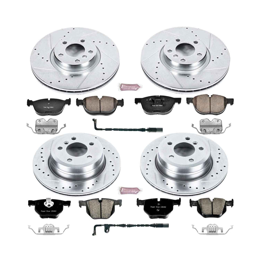 Power Stop 2009 BMW X5 Front & Rear Z23 Evolution Sport Brake Kit