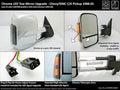 TOW MIR SET;88-98 C/K