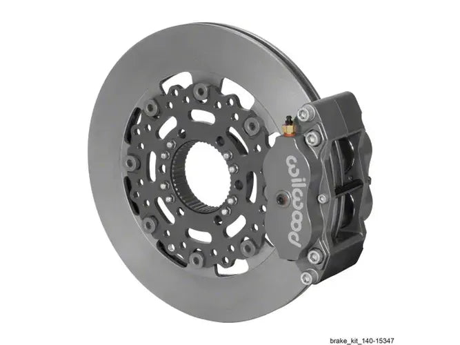 Wilwood Billet Narrow Dynalite Radial Mount Rear Inboard Sprint Kit 12.19in Plain Face Iron Rotor