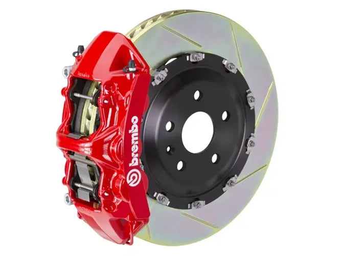 Brembo 07-18 Wrangler/Unlimited Front GT BBK 6 Piston Cast 380x34 2pc Rotor Slotted Type1-Red