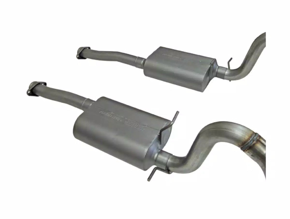 American Thunder Cat-Back Exhaust System 1986-1993 Ford Mustang Lx With 5.0L Engine Fits Coupes And Convertibles. Also Fits 1986 Ford Mustang Gt With 5.0L Engine Aggressive Sound Flowmaster