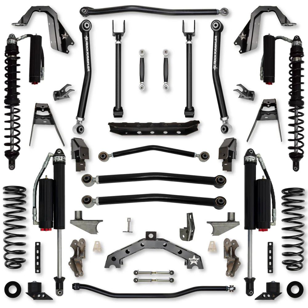 18C WRANGLER 2DR 3.5IN TREX NO LIMITS HYBRID C/O SYS W/6IN REAR STRETCH & FAST CD ADJ FRONT/REAR