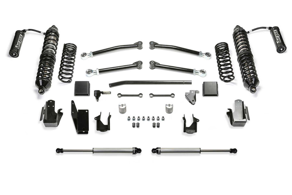 Fabtech 20-22 Jeep JT 4WD Diesel 3in Trail w/DLSS 2.5 Coilover Resi & RR DLSS