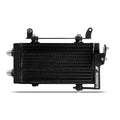 Mishimoto oil cooler close-up