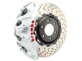 Brembo 21+ F150 2WD/4WD (Excl. Raptor) Front GT BBK 8 Piston Cast 412x38 2pc Rotor Drilled- White